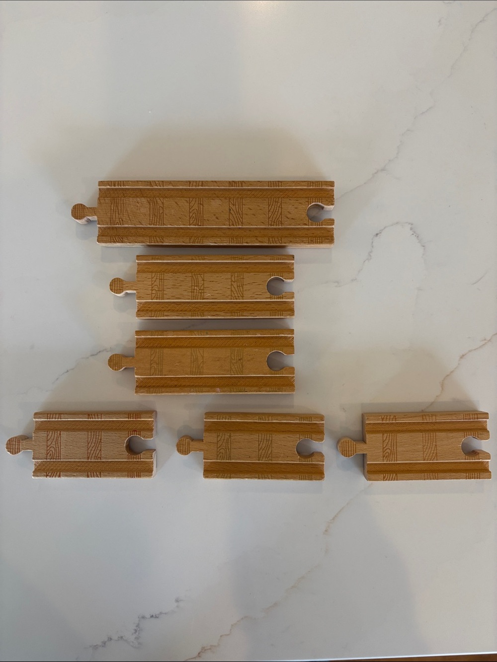 Thomas & Friends Wooden Track Pieces (6)